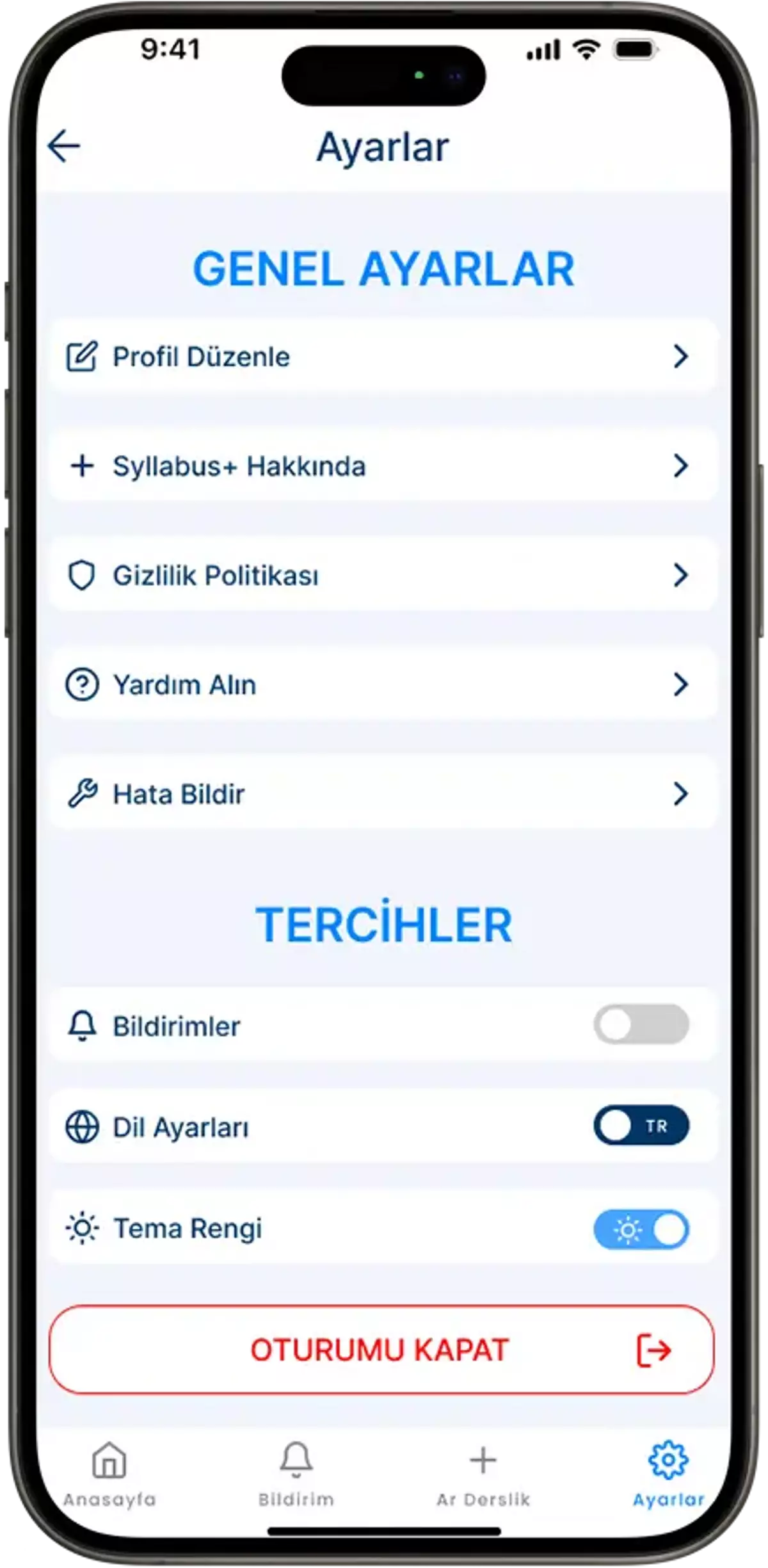 Syllabus+ App Design